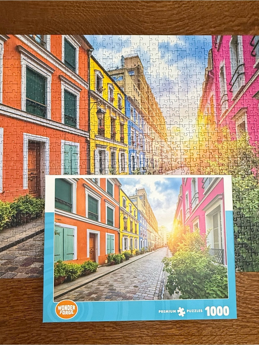 Wonder Forge by Ravensburger Rue Cremieux Paris 1000 Piece Puzzle Complete